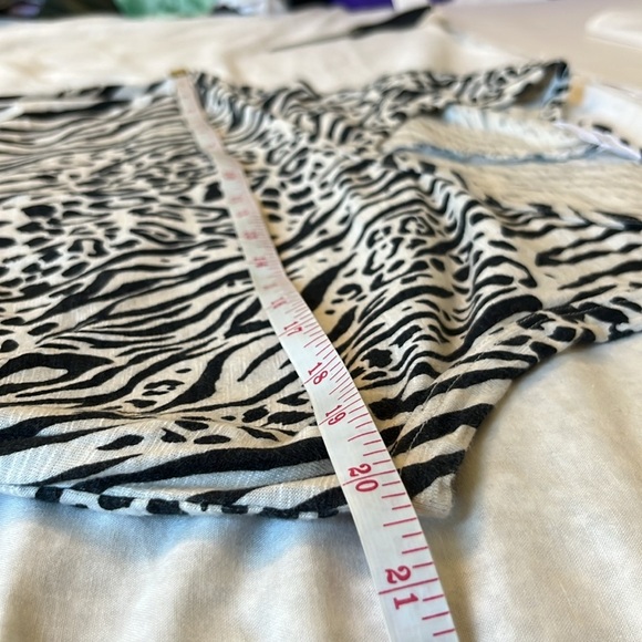 Soma Weekend Slub Tank Midi Dress Wild Thing Animal Print - Picture 11 of 13